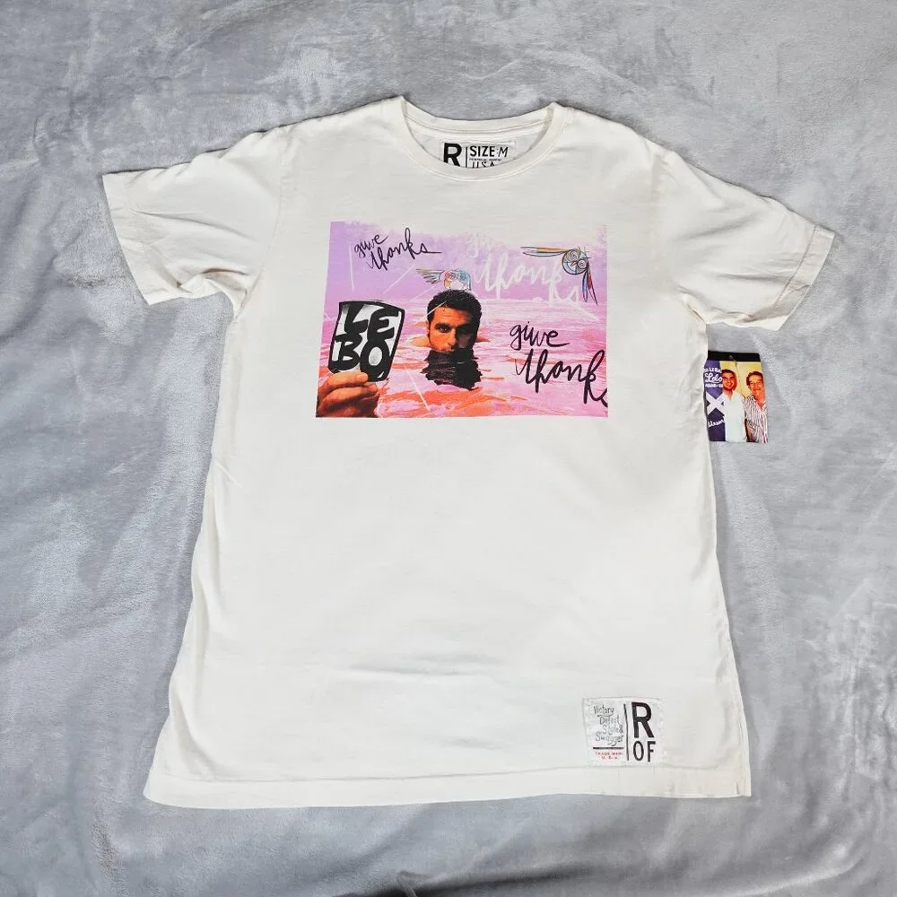 Roots Of Fight David Le Batard Art T Shirt Mens Medium Made In USA White NEW - Picture 1 of 8